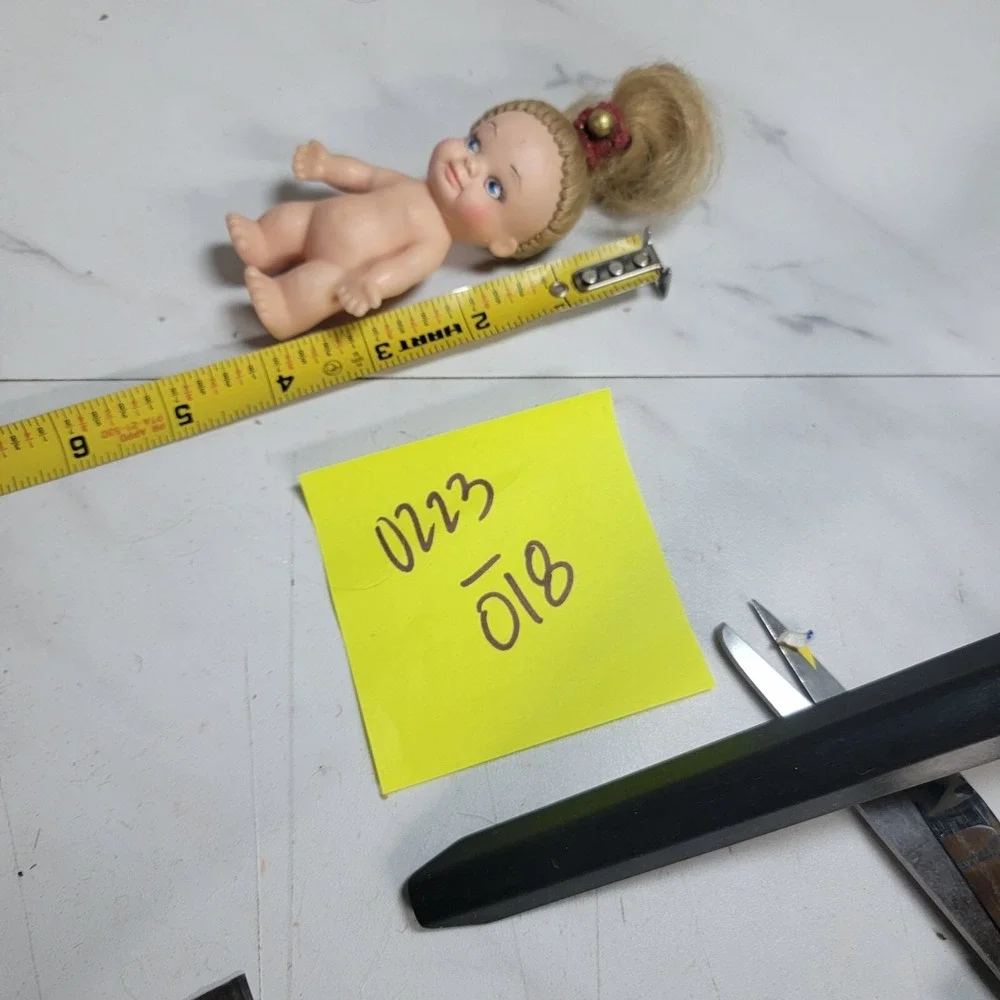 Vintage 1966 Uneeda Pee Wee‎ Girl Character Doll 3 1/2